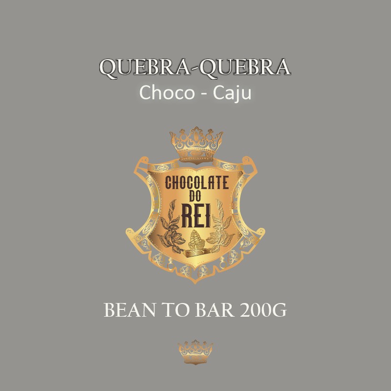 Chococaju - Chocolate meio amargo com castanha de caju - Chocolate do Rei